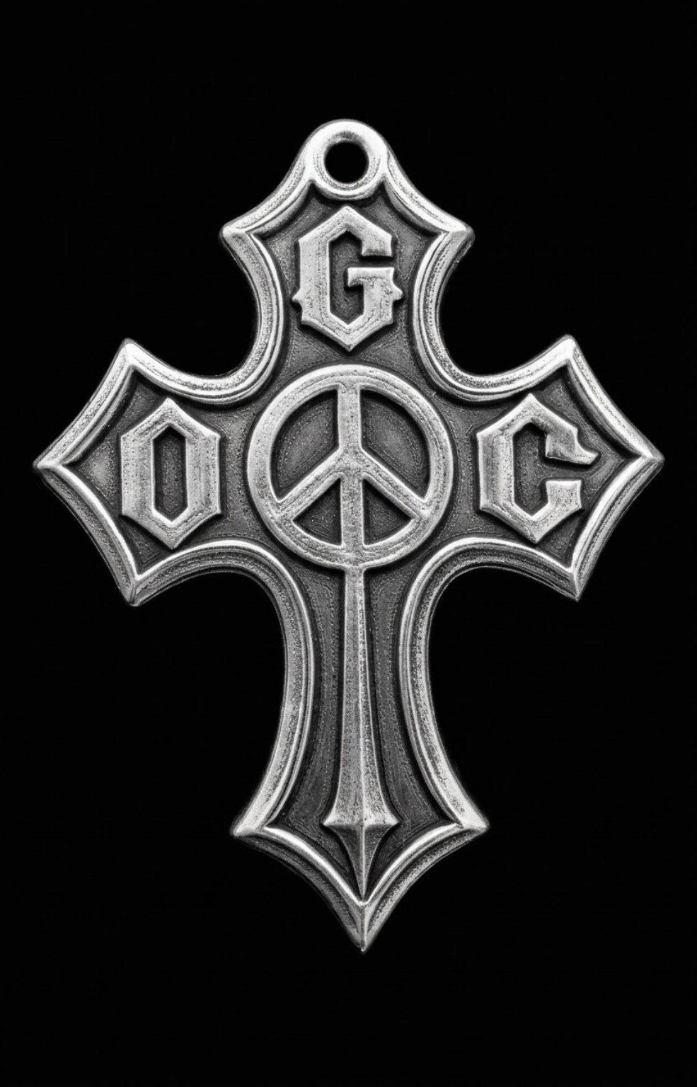 OGC peace cross — TxLooT custom jewelry