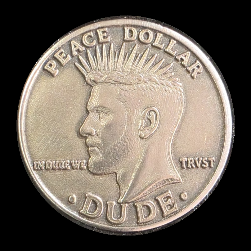 Peace Dollar Dude — original engraved dollar photograph by TxLooT
