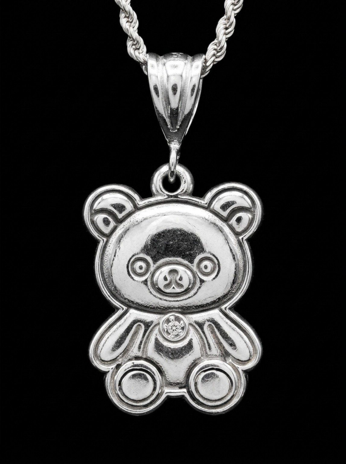 Teddy-bear pendant — TxLooT custom jewelry