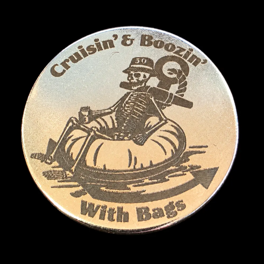 32 mm birthday keepsake token engraved by TxLooT