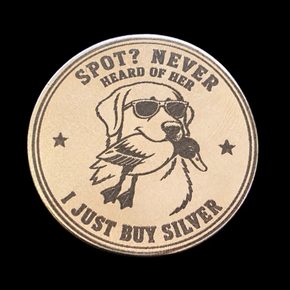 32 mm laser-engraved token by TxLooT: Migration Metals · reverse