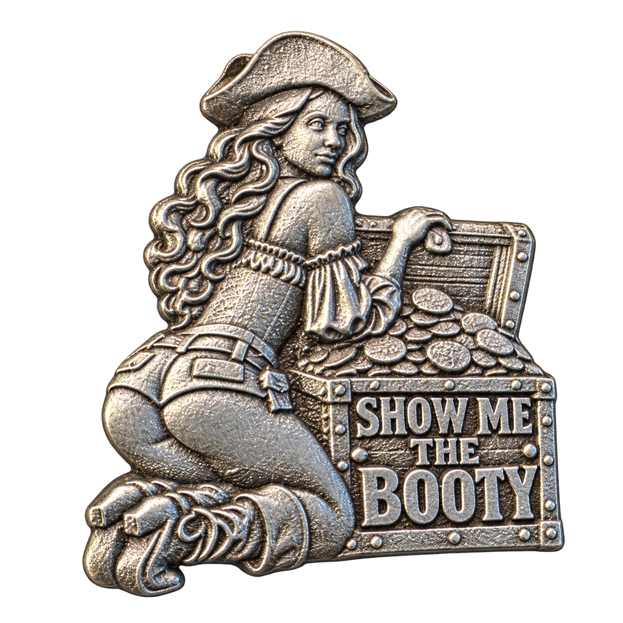Show Me the Booty — TxLooT .999 silver pour